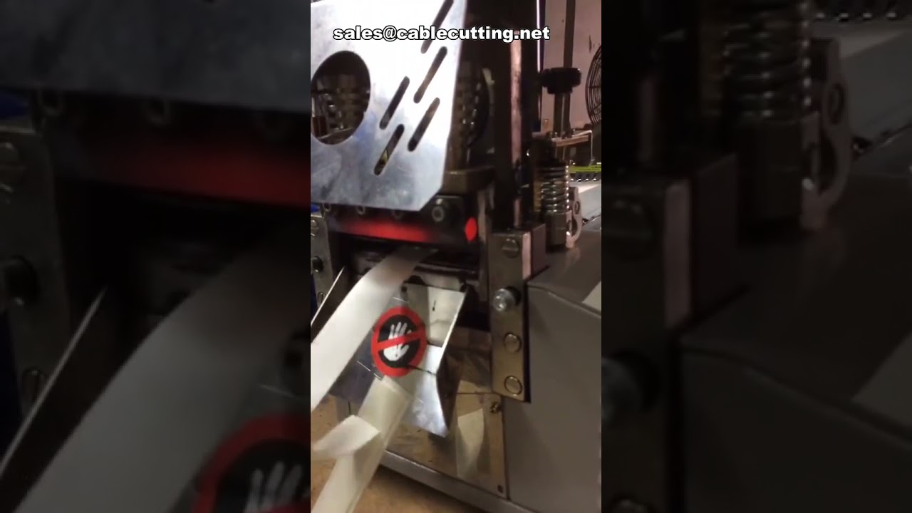 เครื่องตัดริบบิ้นผ้าไนลอนอัตโนมัติ 2 ด้าน | เครื่องตัดเทปผ้าแบบอัตโนมัติ