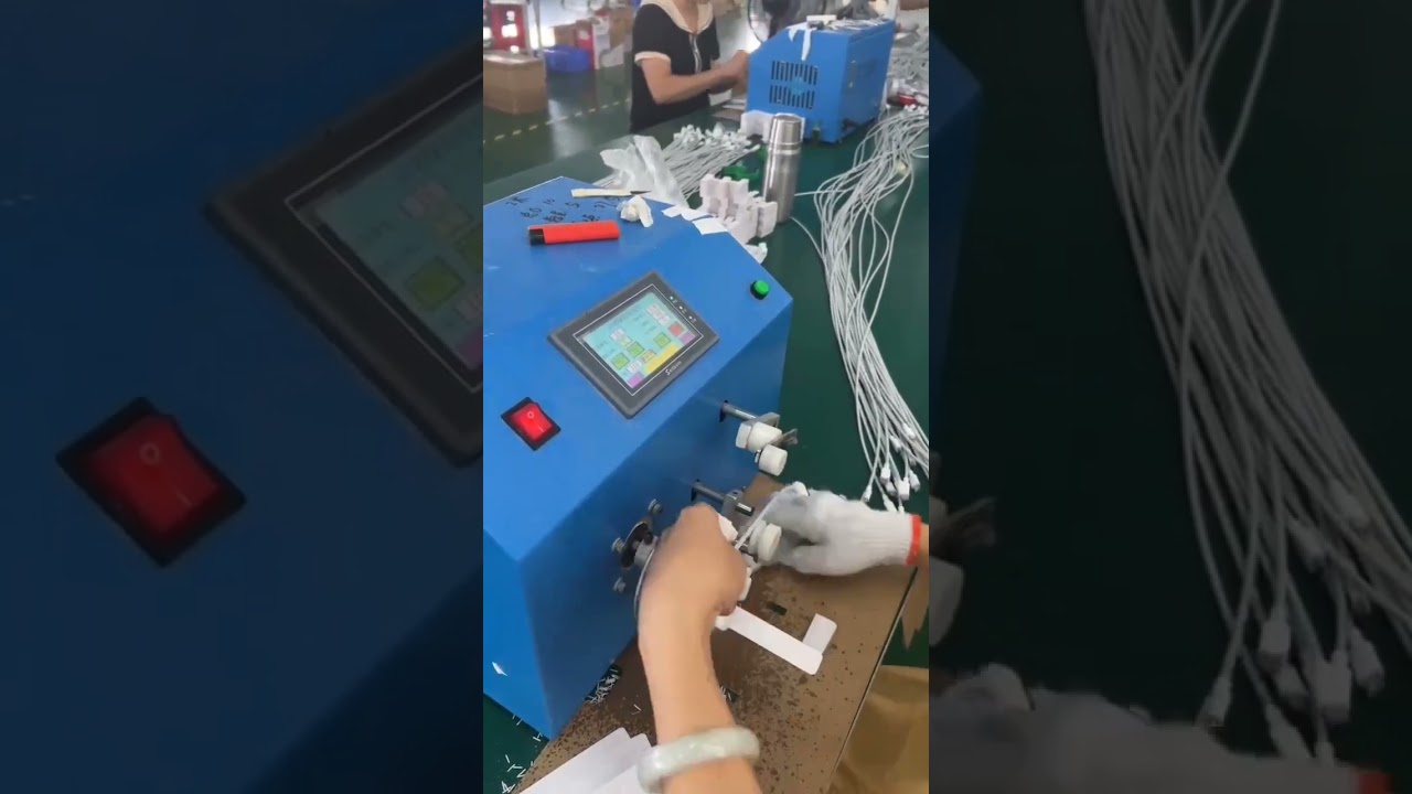 เครื่องพันกระดาษสำหรับสายข้อมูล ระบบอัตโนมัติในโรงงาน #factory #machine