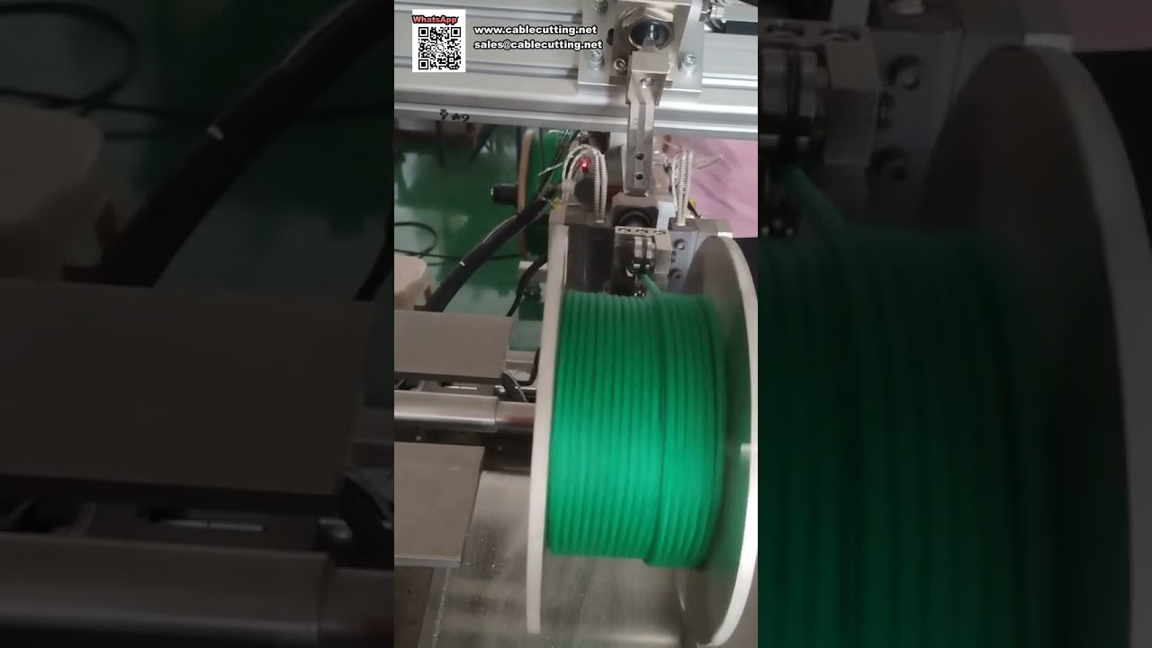 เครื่องมัดเชือกอัตโนมัติสำหรับบรรจุเชือกเส้นผ่านศูนย์กลาง 4mm ยาว 100 เมตร
