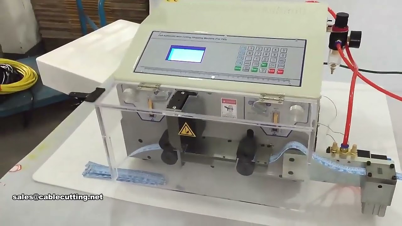 เครื่องจัดเรียงและปอกสายไฟอัตโนมัติสำหรับสายอิเล็กทรอนิกส์