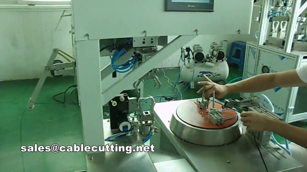 เครื่องพันและผูกสายเคเบิลรูปเลข 8 อัตโนมัติ (Video 8) - เพิ่มประสิทธิภาพสายไฟชุด