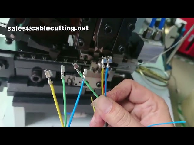 เครื่องปอกสายไฟและจับขั้วต่อแบบครบวงจร | เครื่องจับขั้วต่อพร้อมฟังก์ชันปอกสายไฟ