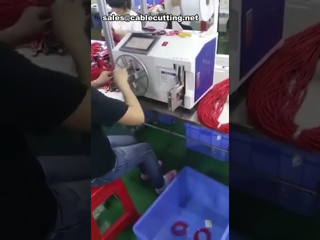 เครื่องม้วนและผูกสายไฟอัตโนมัติ | เครื่องพันสายเคเบิลและผูก Twist Tie | เพิ่มประสิทธิภาพการบรรจุ