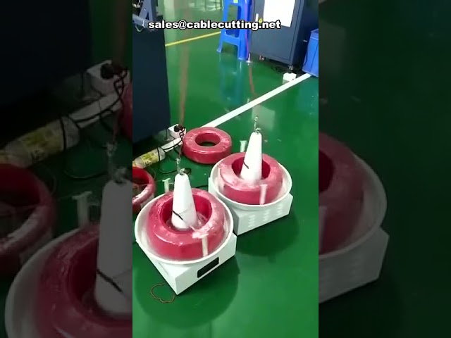 Automatic Rotary Wire Spool Feeder Machine,Wire Spool Handling Tray Wire Reels Deliverer, Rotary Wir