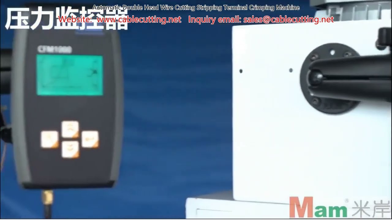 เครื่องตัดปอกสายไฟอัตโนมัติแบบหัวคู่ พร้อม Crimp ขั้วต่อ – เพิ่มประสิทธิภาพการผลิต