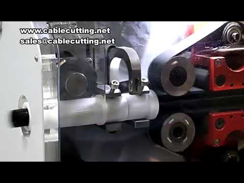 เครื่องตัดท่อเบลโลว์สำหรับสายไฟรถยนต์ | เครื่องตัดท่ออัตโนมัติประสิทธิภาพสูง