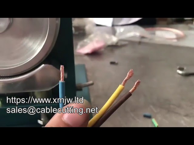 เครื่องบิดสายไฟอัตโนมัติระบบกึ่งปอก สำหรับสายที่ปอกเตรียมไว้ เพิ่มความเร็วการผลิต