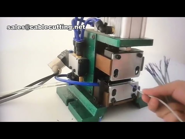 เครื่องปอกสายไฟหลายแกนระบบนิวเมติกส์ | เครื่องปอกสายเคเบิลอัตโนมัติสำหรับงานอุตสาหกรรม