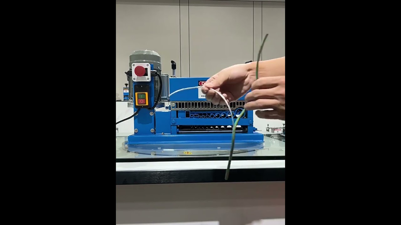 เครื่องปอกสายทองแดงอัตโนมัติ 750W 10 ใบมีด สำหรับสายไฟขนาด 1-38 มม. | เครื่องรีไซเคิลทองแดงประสิทธิภาพสูง
