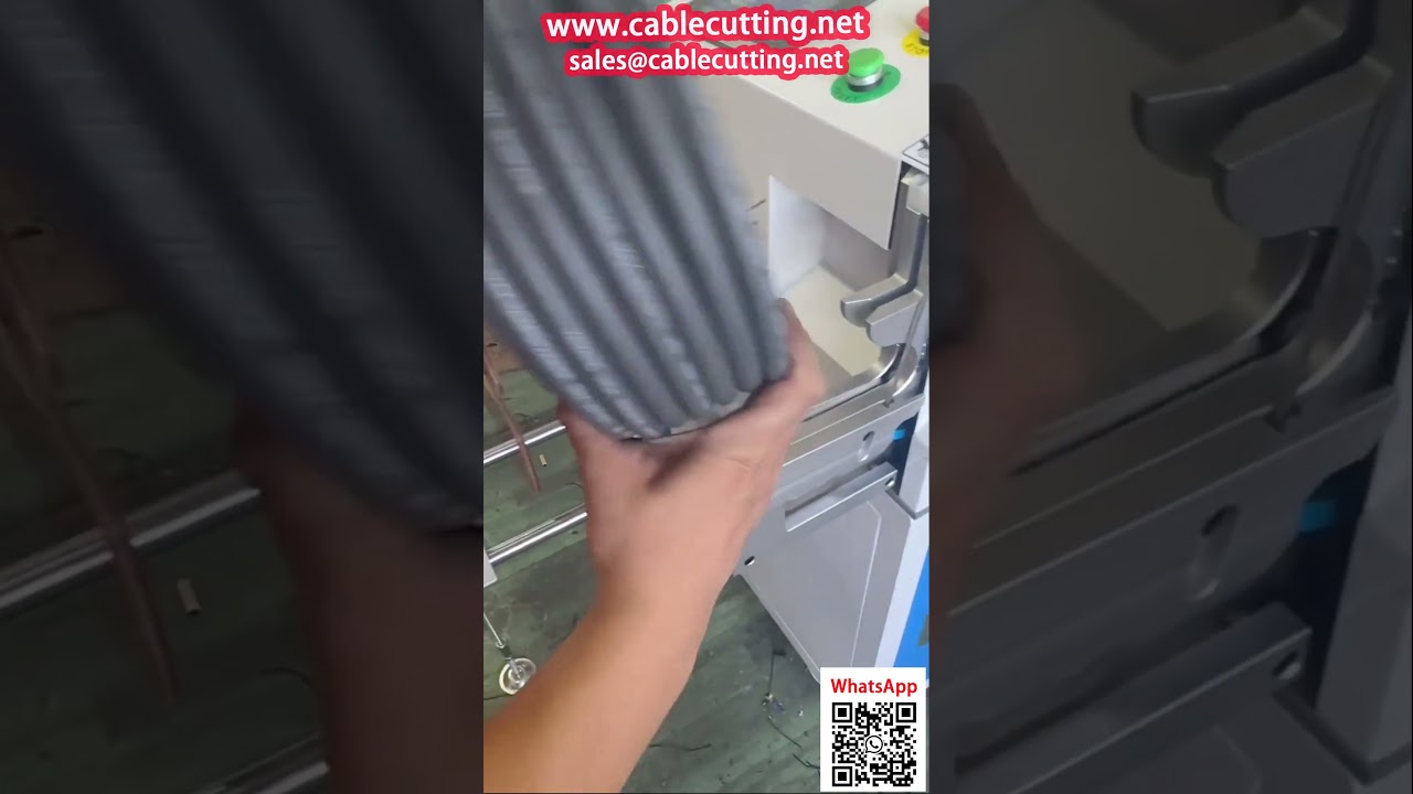 เครื่องนับ ตัด และม้วนสายยางสำหรับเครื่องฉีดน้ำแรงดันสูง | อัตโนมัติในโรงงาน