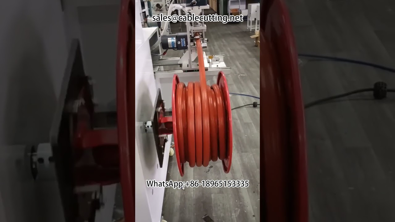 เครื่องนับเมตร คัดแยก ตัด และม้วนท่อดับเพลิงอัตโนมัติ | สำหรับท่อดับเพลิงและลวด #ท่อดับเพลิง #เครื่องม้วนลวด
