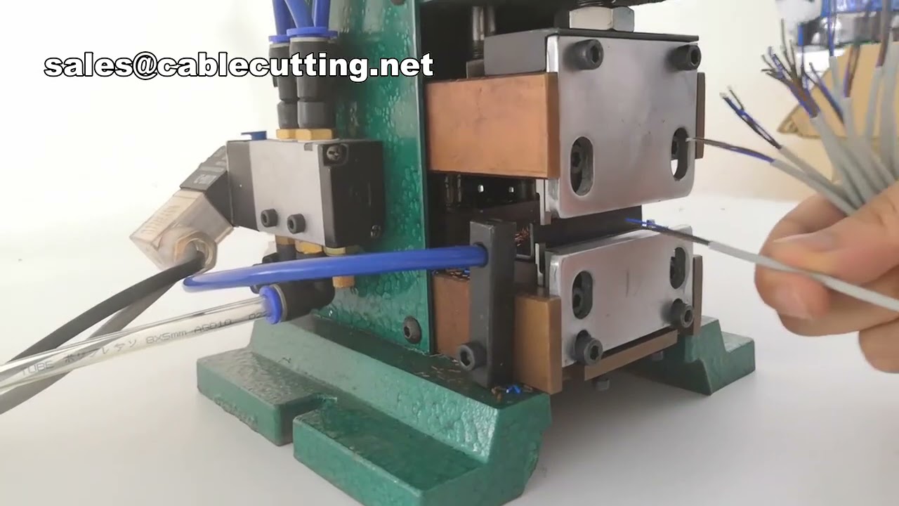 เครื่องปอกสายไฟแนวตั้งระบบนิวเมติก – เครื่องปอกสายไฟอัตโนมัติประสิทธิภาพสูง