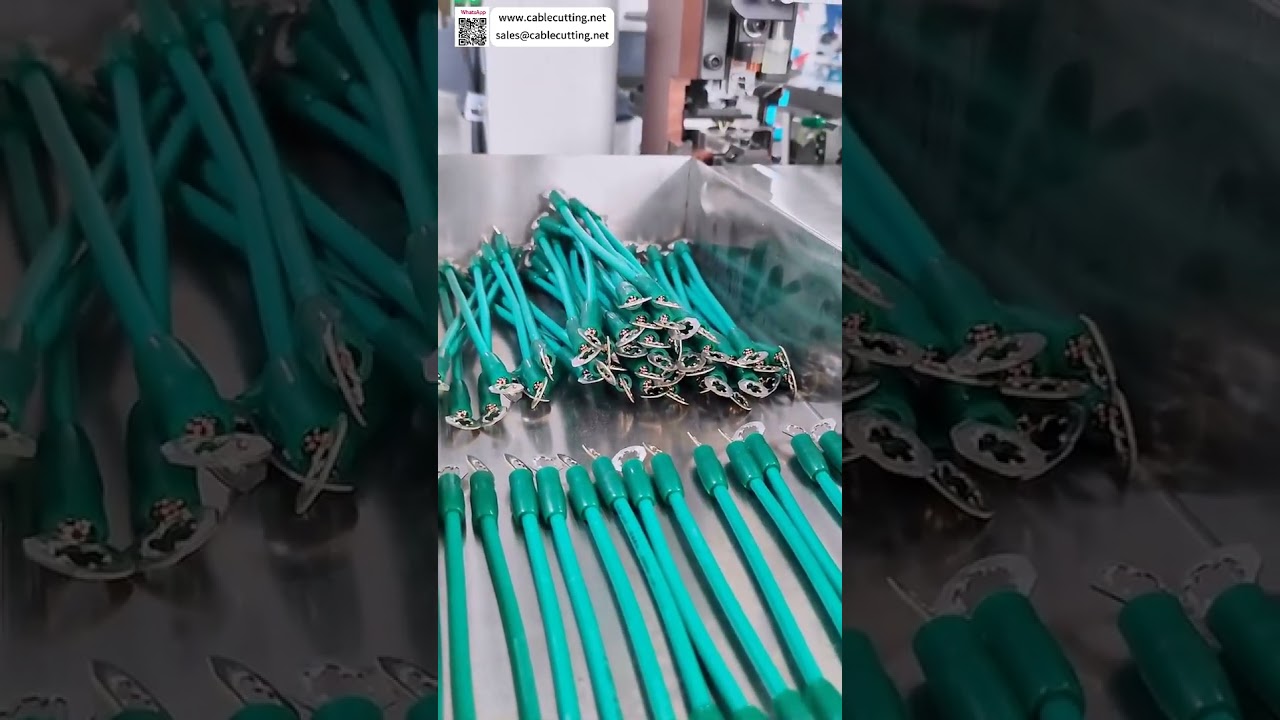 เครื่อง crimping หัวคู่และใส่ปลอกสายไฟอัตโนมัติ | อุปกรณ์ประกอบสายไฟประสิทธิภาพสูง