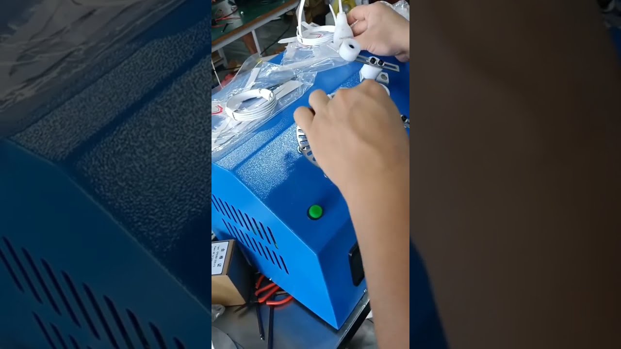 เครื่องม้วนสายเคเบิลข้อมูลบนกระดาษการ์ด | เครื่องจักรโรงงานอัตโนมัติ #factory #machine #automobile