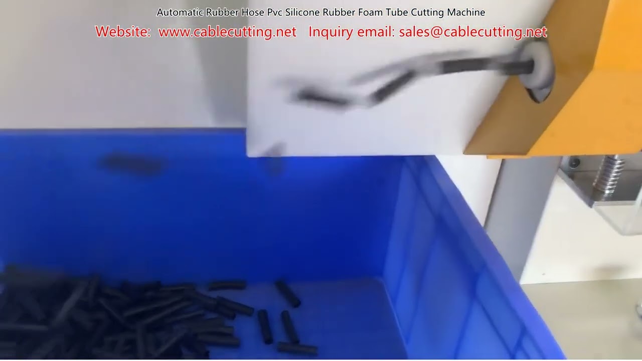 เครื่องตัดท่ออัตโนมัติสำหรับยาง PVC ซิลิโคนและโฟม | เครื่องตัดท่อคุณภาพสูง