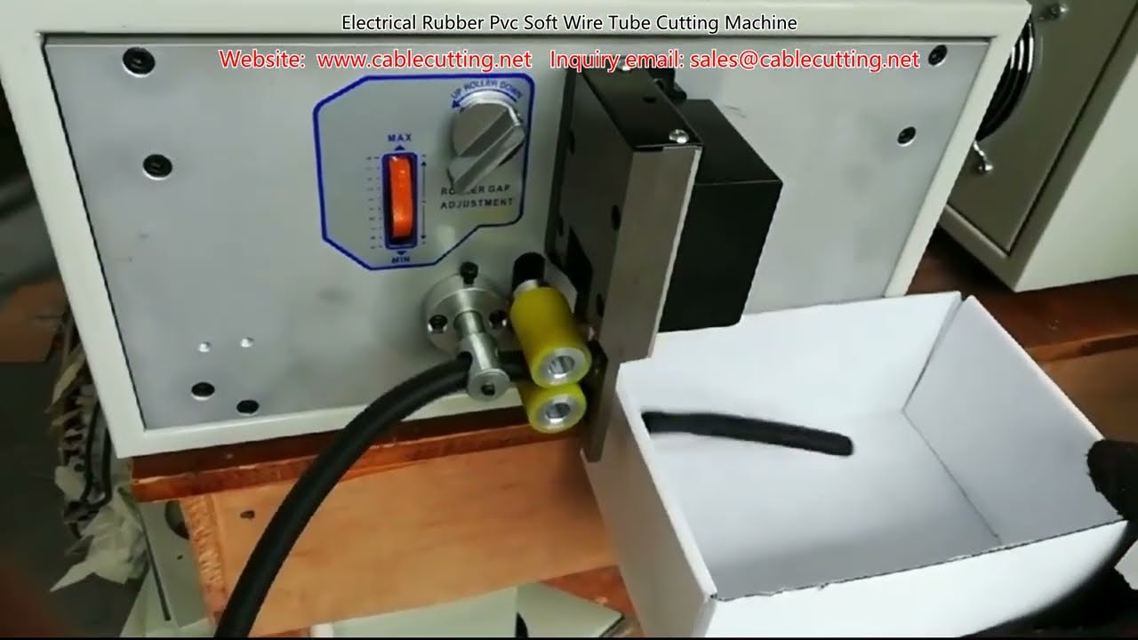 เครื่องตัดท่อสายไฟ PVC และยางอัตโนมัติ | เครื่องตัดท่อหุ้มสายไฟประสิทธิภาพสูง