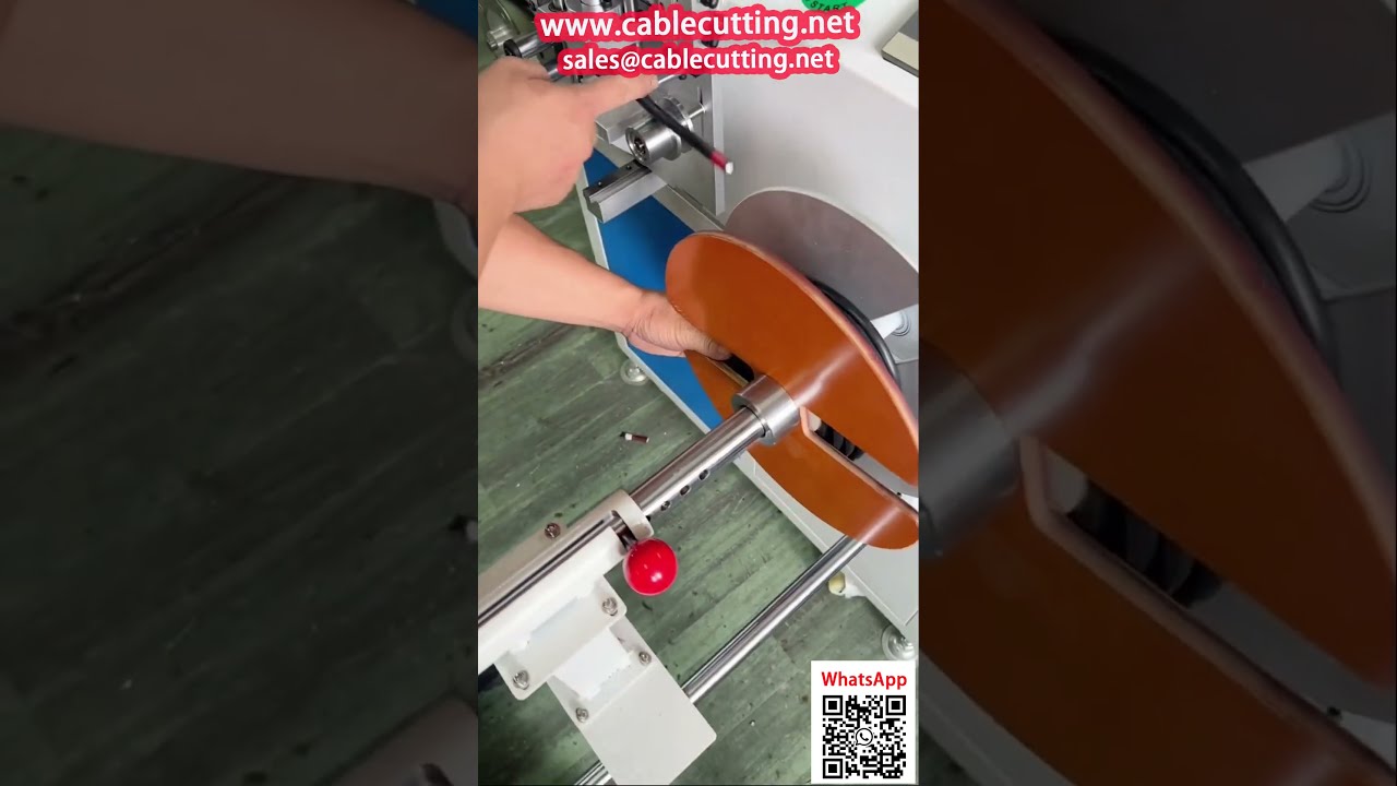 เครื่องม้วนสายไฟแรงสูงอัตโนมัติ พร้อมระบบนับความยาวและตัด