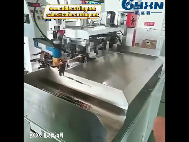 เครื่องตัด ปอก และกดขั้วสายไฟอัตโนมัติ 2-8 คอร์ ประสิทธิภาพสูง