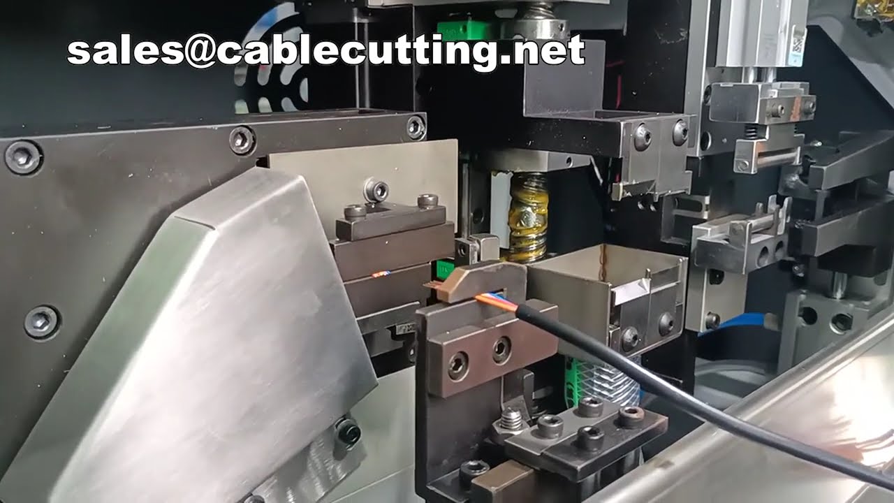 เครื่องปอกและเคลือบดีบุกสายไฟมัลติคอร์ (2-14 แกน) อเนกประสงค์