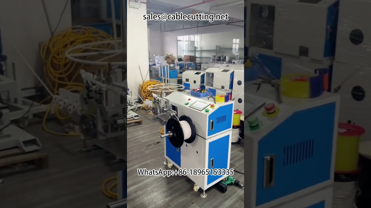 เครื่องม้วนสายไฟจากรอกใหญ่สู่รอกเล็ก พร้อมระบบนับเมตรแบบอินเวอร์เตอร์ แม่นยำสูง