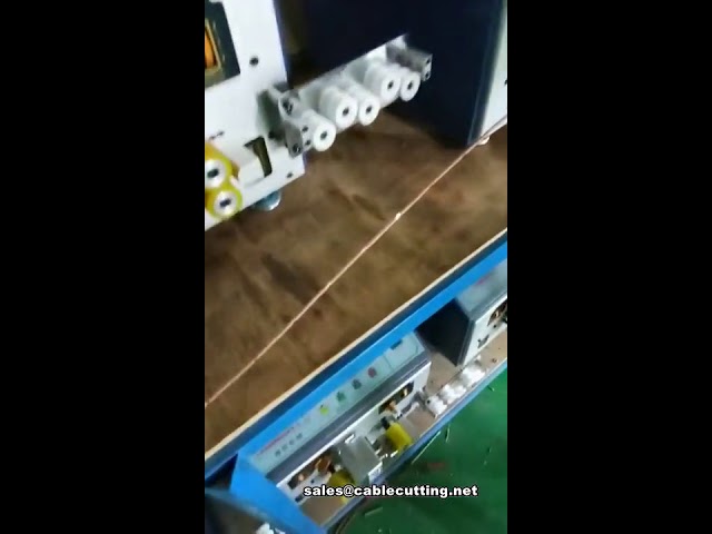 เครื่องลอกฉนวนกลางอัตโนมัติ 12 หัว ทำงานเร็ว แม่นยำ | Automatic Middle Stripping Machine