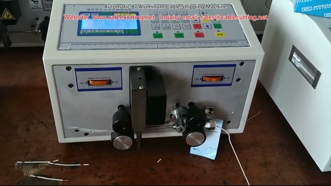 เครื่องปอกสายไฟอลูมิเนียมอัตโนมัติ รุ่น BV – เพิ่มประสิทธิภาพการผลิต