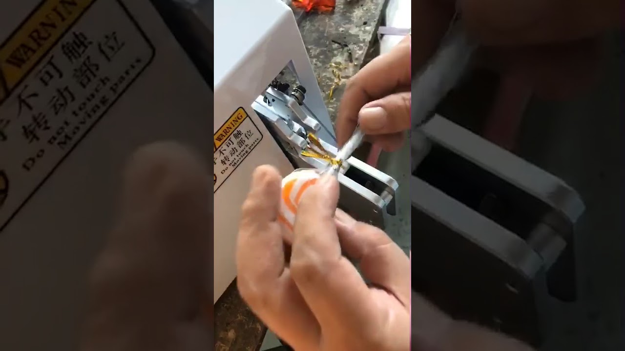 เครื่องมัดสายทองสำหรับถุงพลาสติก รุ่น P-X-2 | เพิ่มประสิทธิภาพการบรรจุภัณฑ์