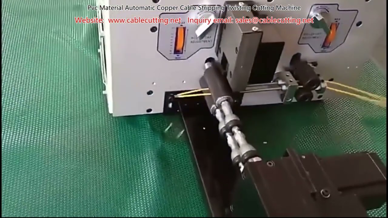 เครื่องปอก บิด และตัดสายทองแดงอัตโนมัติสำหรับวัสดุ PVC | เครื่องจักรสายเคเบิลประสิทธิภาพสูง