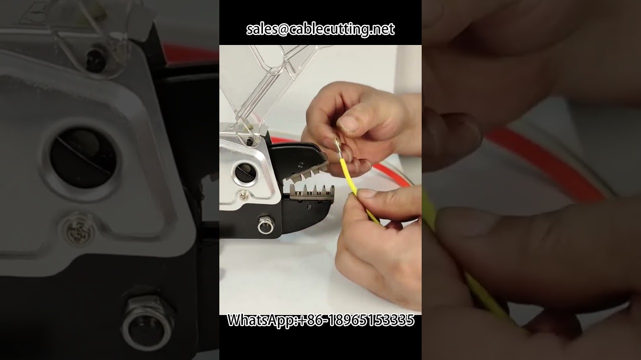 เปลี่ยนแม่พิมพ์ได้! คีมย้ำขั้วต่อลมสำหรับเทอร์มินัลหลากหลายชนิด - Pneumatic Crimping Pliers