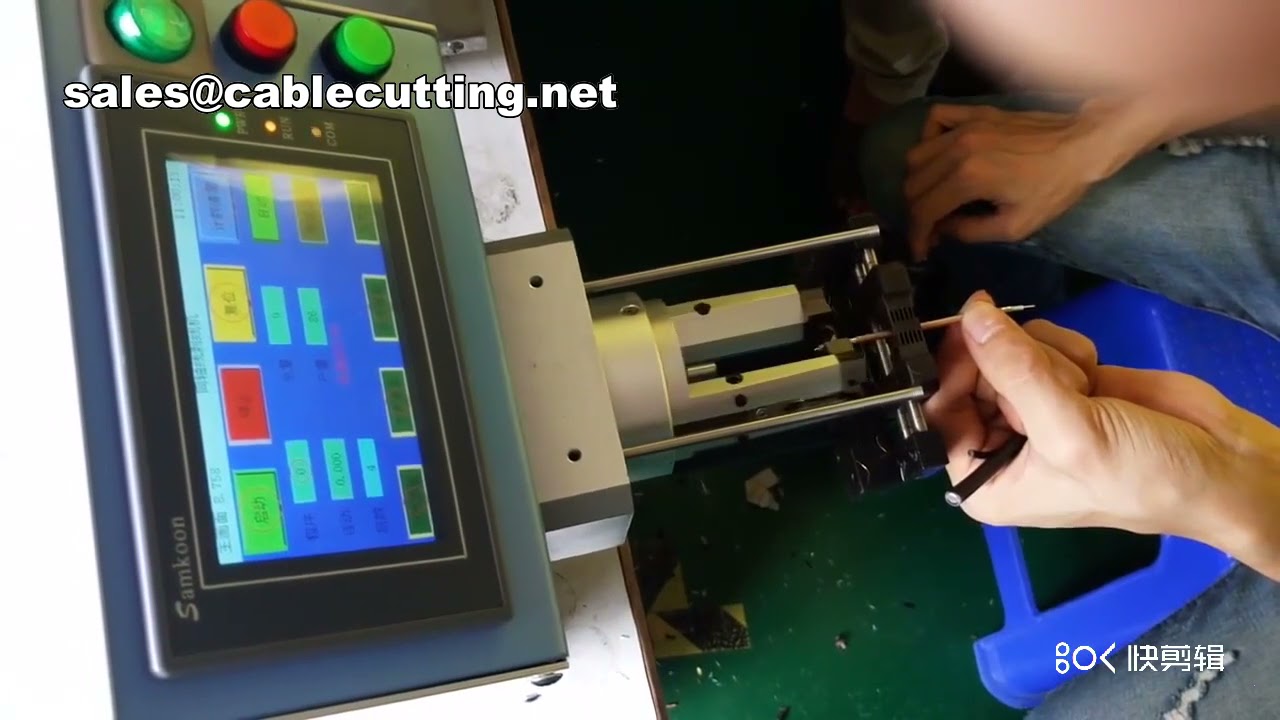 เครื่องตัดปอกสายโคแอกซ์และสายไฟอัตโนมัติ | เครื่องปอกสายไฟอุตสาหกรรม