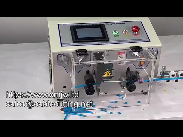 เครื่องตัดและปอกสายไฟอัตโนมัติ WPM 02h2 รองรับสายไฟสูงถึง 10mm2