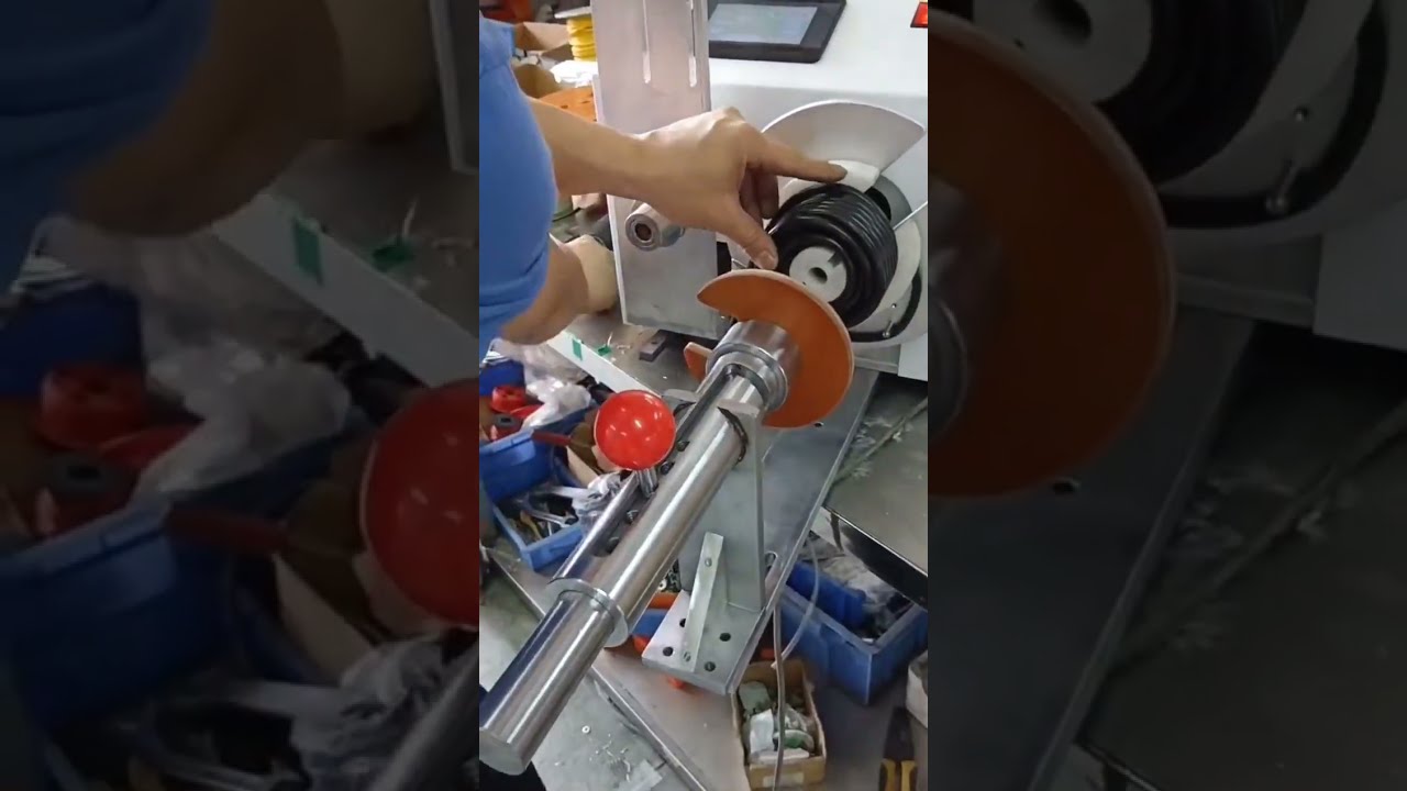 เครื่องม้วนสายไฟอัตโนมัติแบบ Traversing พร้อมระบบล็อคหัวท้าย #เครื่องจักร #ยานยนต์ #DIY