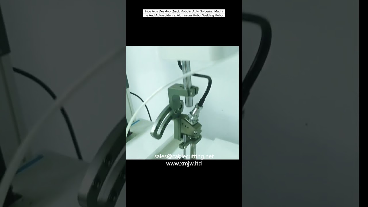 เครื่องบัดกรีอัตโนมัติแขนกล 5 แกนตั้งโต๊ะรุ่น Quick Robotic | เชื่อมอลูมิเนียมบัดกรีอัตโนมัติ