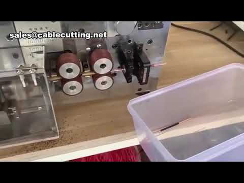 เครื่องตัดและลอกฉนวนลวดเคลือบอัตโนมัติ | เครื่องลอกฉนวน Enamel