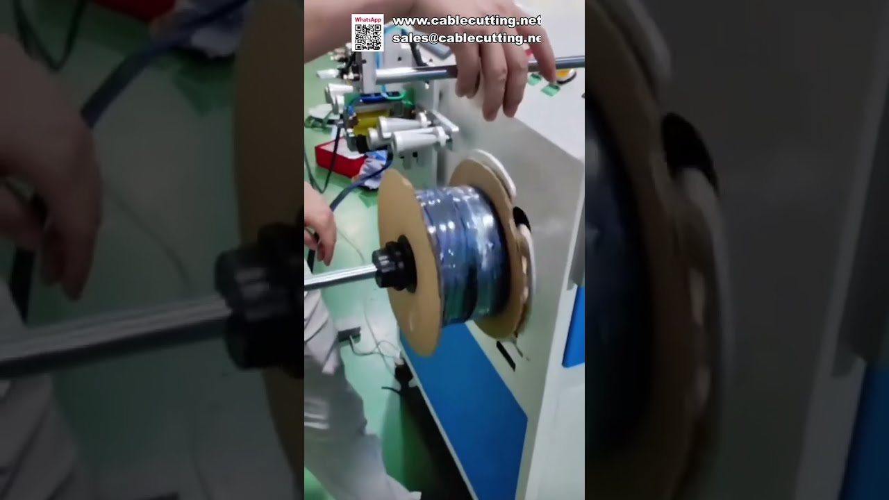 เครื่องนับเมตรอัตโนมัติ พร้อมระบบพันและม้วนสาย | เครื่องจักรสิ่งทอ