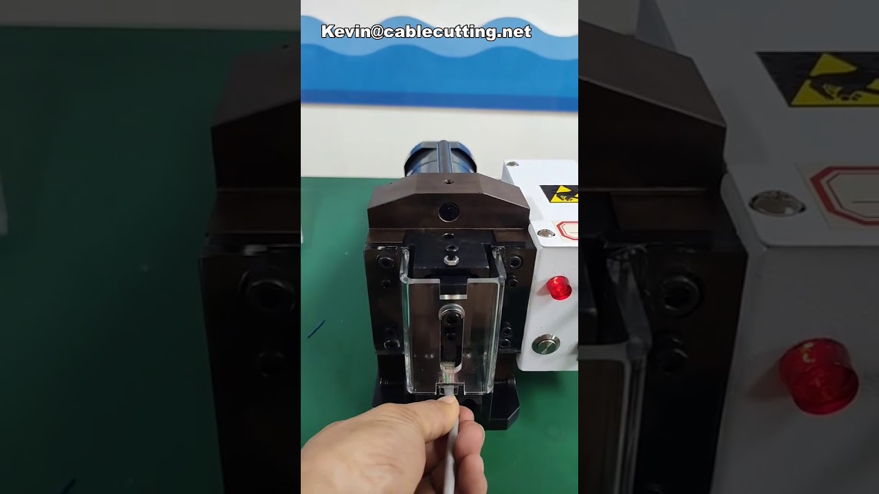 เครื่อง Crimp หัว RJ45 อัตโนมัติ Mini Plug โลหะ 8 พิน รองรับ Cat5 Cat6