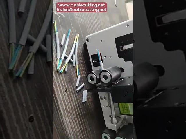 เครื่องปอกสายไฟอัตโนมัติ 16mm2 ตัดและปอกสายไฟสำหรับโรงงาน | เครื่องประมวลผลสายไฟ