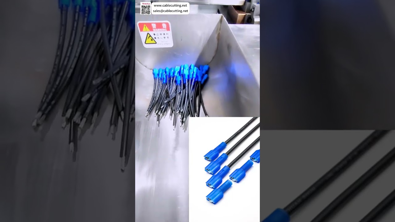 เครื่อง Crimping ขั้วต่อหุ้มฉนวนแบบแยกชิ้น สำหรับผลิตชุดสายไฟรถยนต์ | เครื่องจักรประกอบสายไฟ