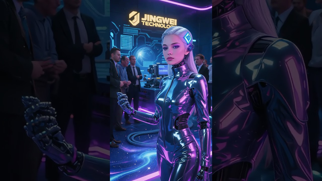 หุ่นยนต์หญิงอัจฉริยะ: ทำงานอัตโนมัติและช่วยผลิตสินค้าในโรงงาน #Robot