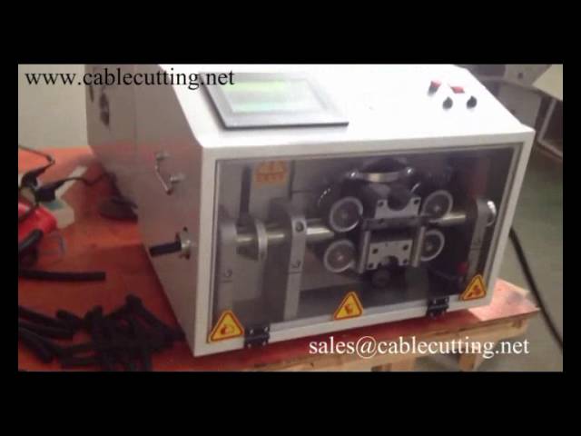 เครื่องตัดท่อลูกฟูกอัตโนมัติ WPM-2014C | ตัดแม่นยำสำหรับสายไฟและท่อ