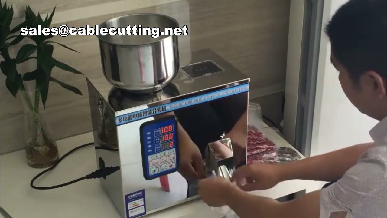 เครื่องบรรจุผงฟอกขาวแนวนอนไฟฟ้าแบบพกพา | เครื่องบรรจุผงประสิทธิภาพสูง