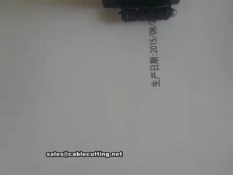เครื่องพิมพ์รหัสวันที่ Inkjet แบบพกพา สำหรับพิมพ์บนกล่องกระดาษและสายเคเบิลอย่างมืออาชีพ