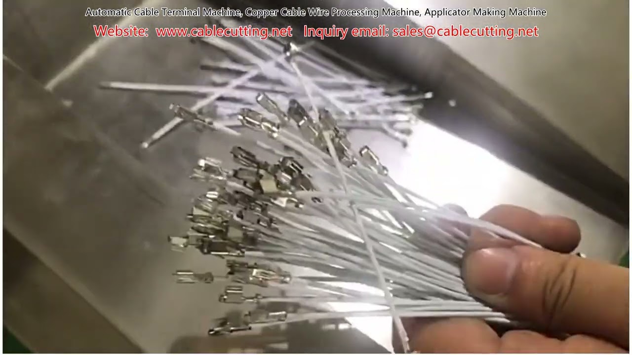 เครื่องทำหัวสายไฟอัตโนมัติ เครื่องประมวลผลสายทองแดง เครื่องทำ Applicator คุณภาพสูง
