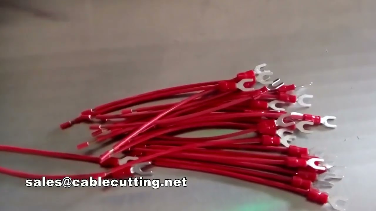 เครื่อง crimping ขั้วต่อฉนวนอัตโนมัติ WPM-R8 รัดสายสองด้าน