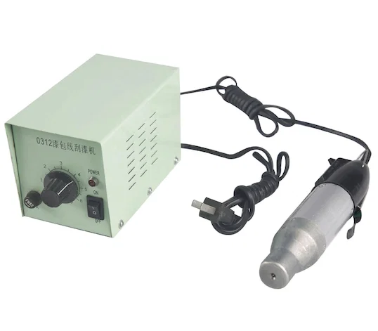 การปอกลวดทองแดงและลวดแม่เหล็กแบบมือถือ WPM-0312 - เครื่องปอกลวดอาบน้ำยา